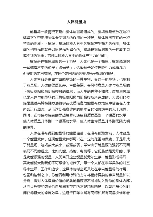 人体能量场
