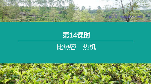 中考物理复习方案 第一篇 教材梳理 第14课时 比热容 热机课件