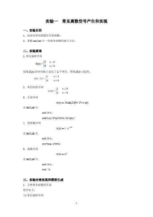 数字信号处理实验讲义2016-9-2