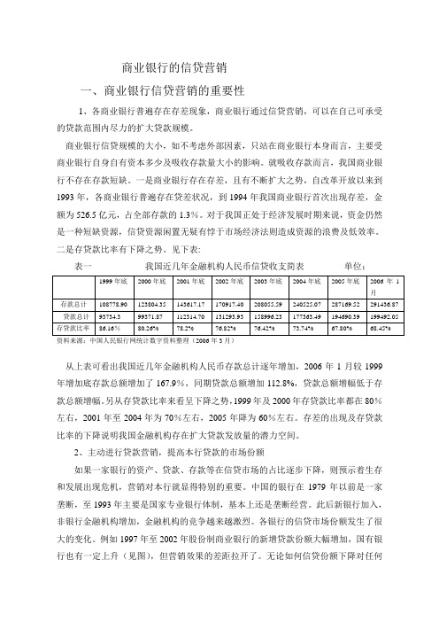 商业银行的信贷营销