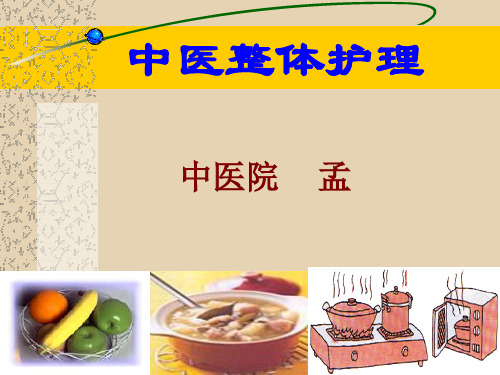 中医整体护理 ppt课件