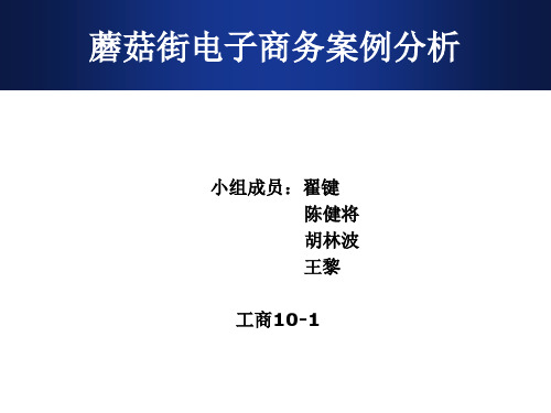 蘑菇街电子商务案例分析