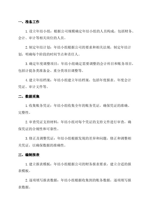 用友T3年结流程