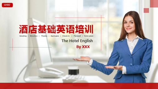 酒店基础英语培训课件PPT模板