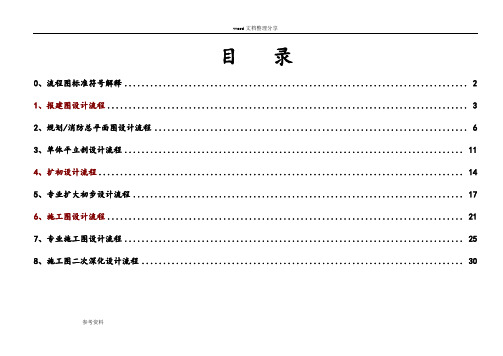 建筑设计公司工作流程手册(35页)