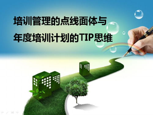 培训管理点线面体与年度培训计划TIP思维(PPT28页)