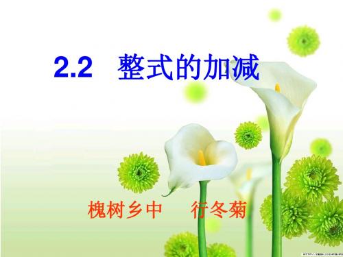 整式的加减ppt(说课) 人教版