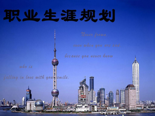 职业规划大赛作品范文 优质课件