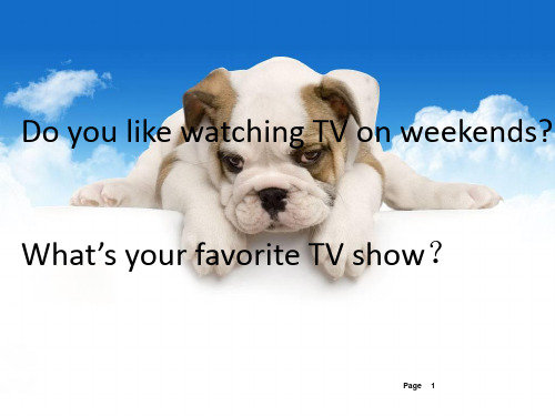 Unit5_Do_you_want_to_watch_a_game_show sectionA第一课时PPT课件