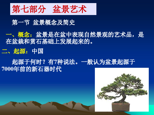 盆景制作PPT精选文档