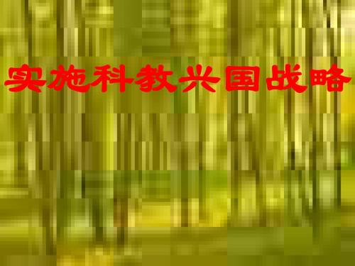 九年级政治认识国情理解国策