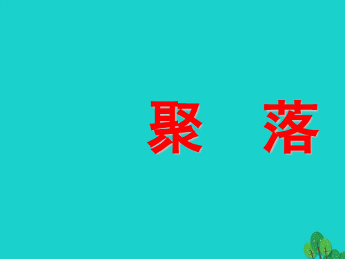 八年级地理上册 第三章 第三节 聚落课件3 中图版