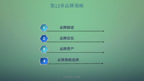 市场营销学-品牌策略课件