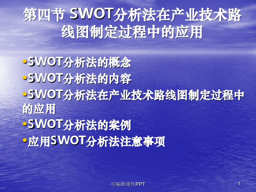 SWOT分析和雷达图1PPT课件