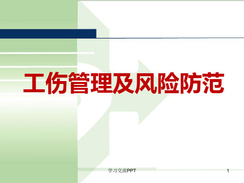 工伤管理及风险防范医学课件