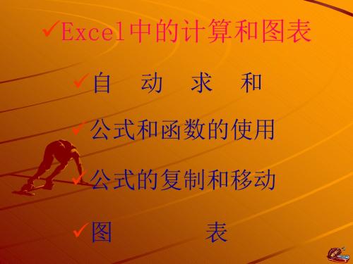 《excel中的计算和图表》课件