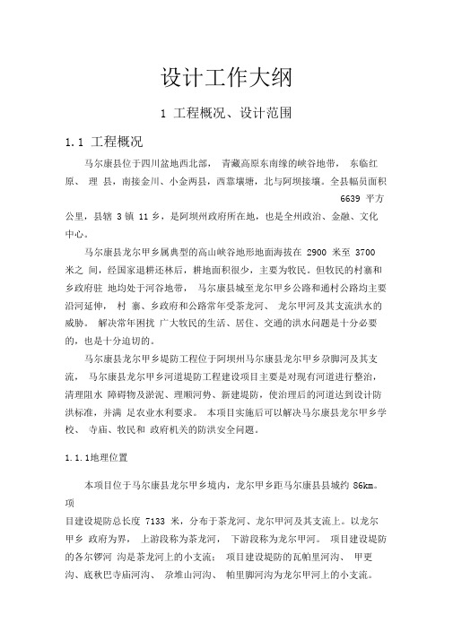 设计工作大纲