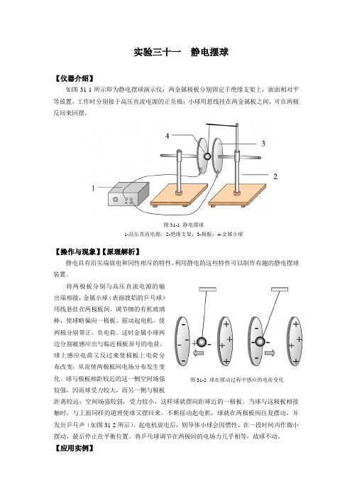 31.静电摆球