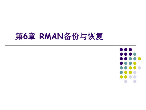 第6章 RMAN备份与恢复