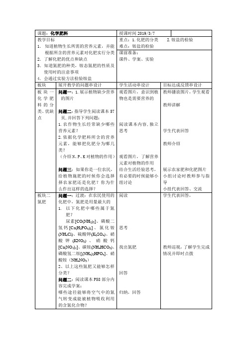 沪教版九年级下册初中化学《6.常用的金属和盐 6.2盐和肥料 化肥》_7
