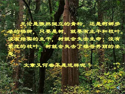 写作指导把文章写得具体可感(描写