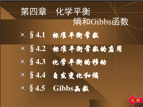 高中化学竞赛辅导课件 化学平衡 