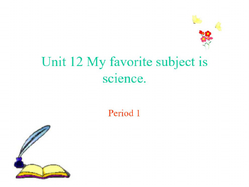 七年级英语My-favorite-subject-is-science课件3