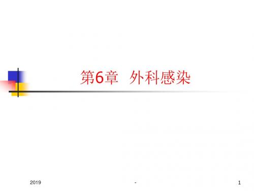 第章外科感染高职高专《外科学》第二版课件 ppt课件