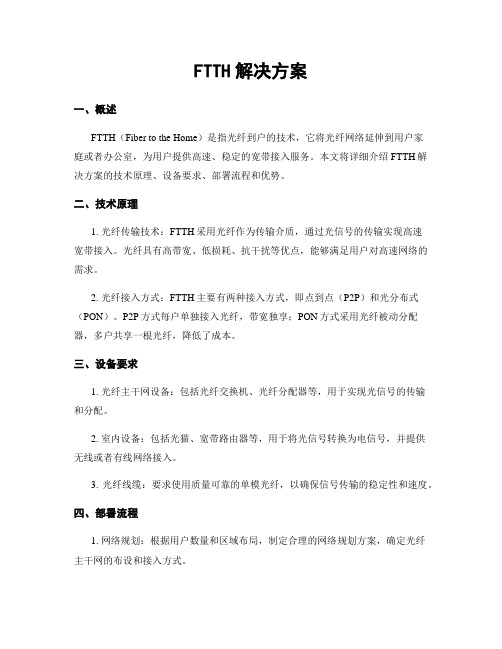 FTTH解决方案