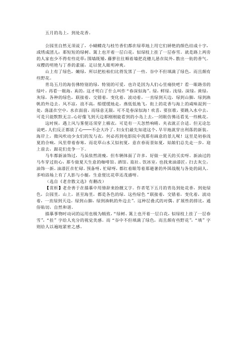 五月的青岛