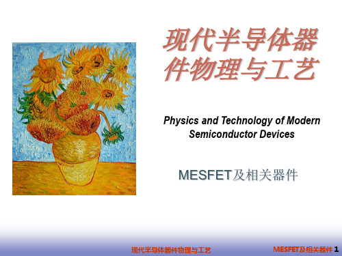MESFET及相关器件课件