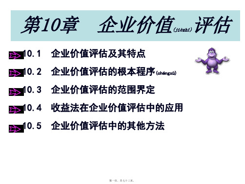 8企业价值评估(精品PPT)