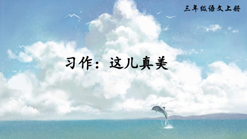 部编版三年级语文上册习作《这儿真美》精美课件(共41张PPT)