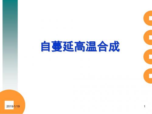 材料制备技术5.4自蔓延高温合成