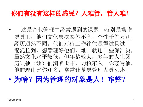 员工管理实践篇1.1
