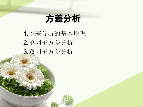 方差分析
