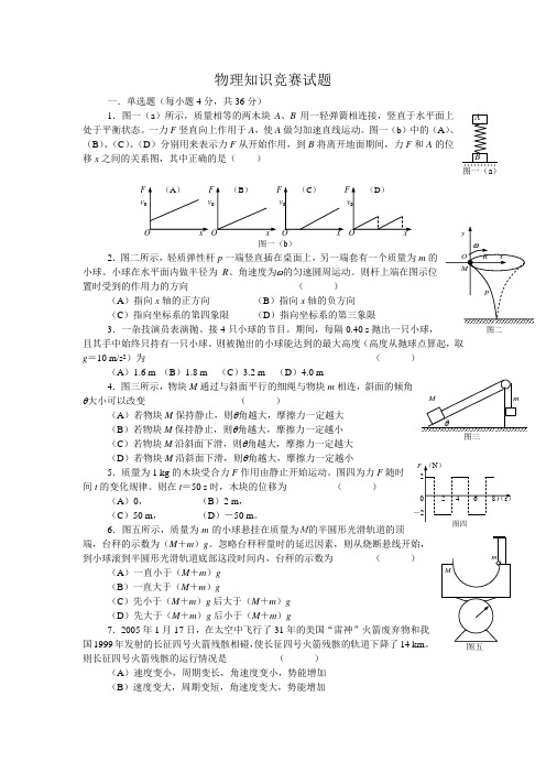 竞赛试题