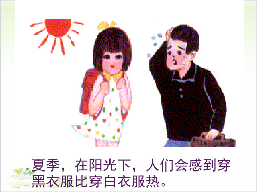 五年级上册科学-衣服的颜色丨冀教版课件PPT