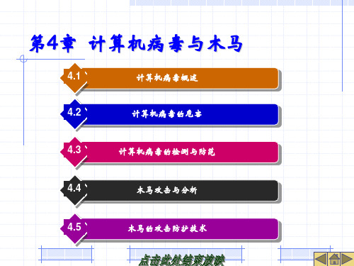 第4章  计算机病毒与木马