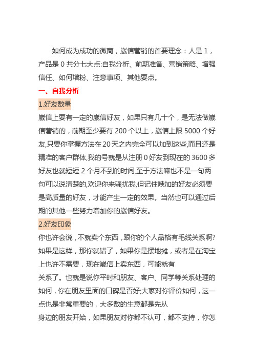 教你新手微商营销技巧