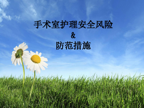 (医学课件)手术室护理风险防范措施PPT幻灯片