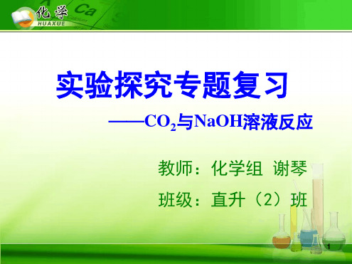 专题复习 探究二氧化碳与氢氧化钠反应探究 赛课 一等奖课件