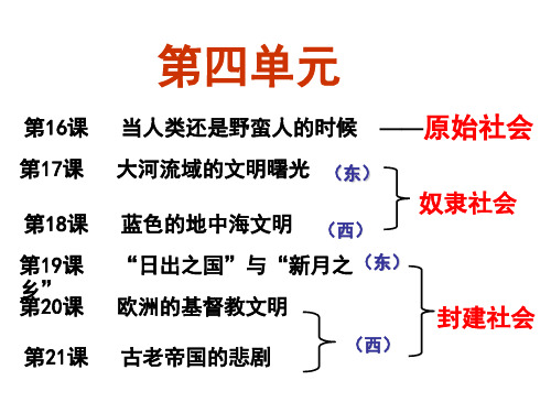 初中历史   “日出之国”与“新月之乡”PPT课件6 北师大版精品课件