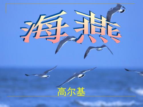 人教版八年级语文下册《海燕》ppt课件