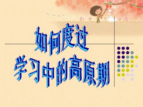 高原现象