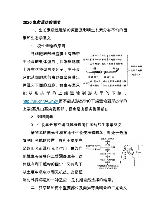 2020高考生物热点重点难点专题突破 - 副本