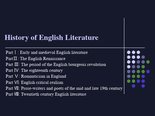 History of English Literature