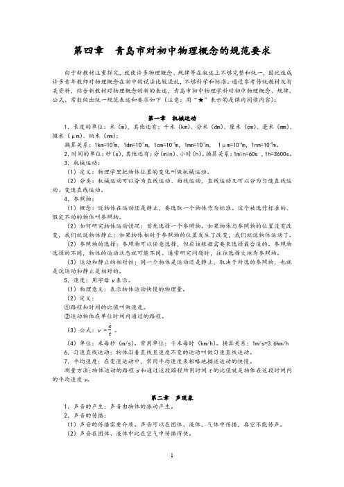 青岛物理指导手册2013版本(精简)