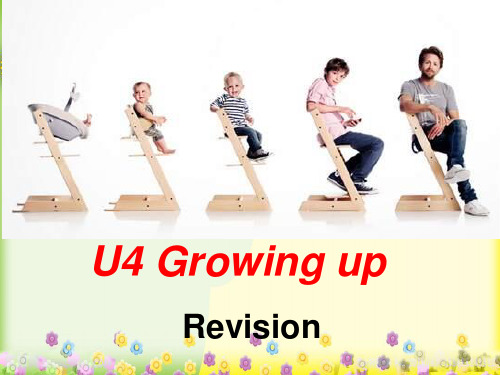 中学九年级英语上册 Unit 4 Growing up复习课件 