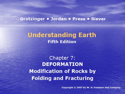 Chapter 7 - Deformation 